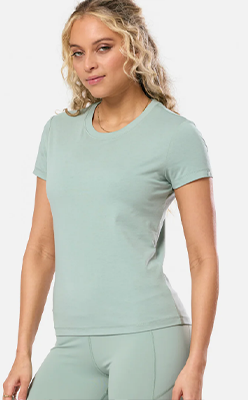 Gym+Coffee---Everyday-Tee-in-Summer-Green