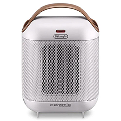 DeLonghi 1800W Capsule Ceramic Fan Heater - White | HFX30C18.IW