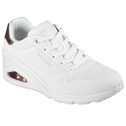 UNO WEDGE - HI STEPS WHITE