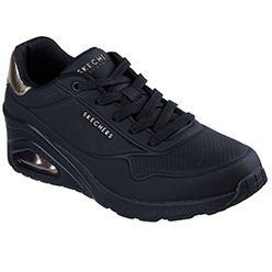 UNO WEDGE - HI STEPS BLACK