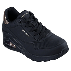 UNO WEDGE - HI STEPS - BLACK