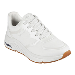 SKECHERS ARCH FIT S-MILES - MILE MAKERS - WHITE
