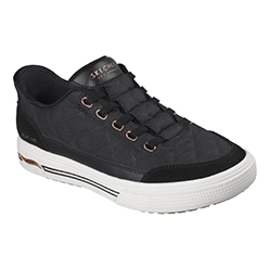 SKECHERS SLIP-INS: ARCH FIT ARCADE - COZY FIT CUDDLE STEPS - BLACK
