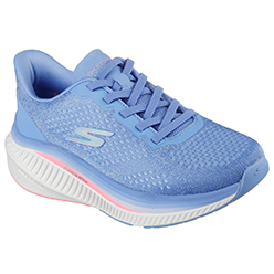 GO WALK MAX CUSHIONING ARCH FIT - ROSLYN BLUE TEXTILE/MULTI TRIM
