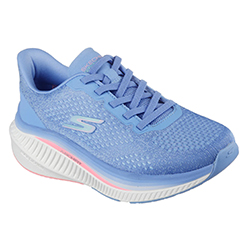 GO WALK MAX CUSHIONING ARCH FIT - ROSLYN - BLUE TEXTILE/MULTI TRIM