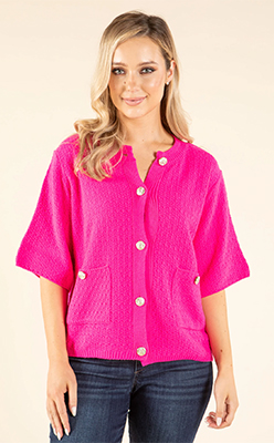 Zapara Buttoned Knit Cardigan