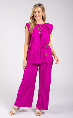 Emporium Plisse Pleated Co-Ord Emporium Plisse Pleated Co-Ord<br />