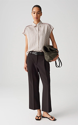 Opus Meeri City Relaxed Fit Trousers