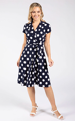 Pamela Scott Polka Dot Blazer Dress Pamela Scott Polka Dot Blazer Dress