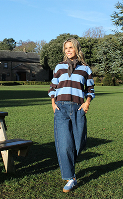 Opus Glocki Rugby Stripe Jumper