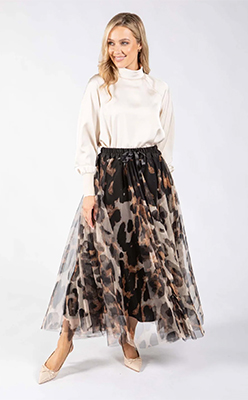 Emporium Animal Print Tulle Skirt<br />
