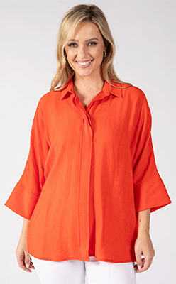 Sophie B Guadalupe Linen Look Blouse Sophie B Guadalupe Linen Look Blouse<br />