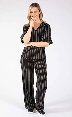 Zapara Piligne Striped Trousers Zapara Piligne Striped Trousers<br />
