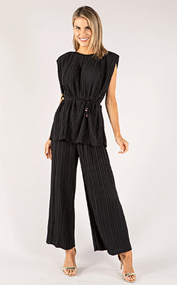 Emporium Plisse Pleated Co-Ord