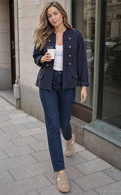 Emporium Open Front Napoleon Jacket<br />
