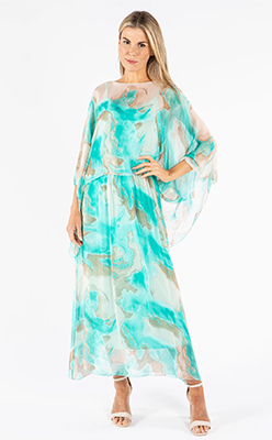 The Trend Room Two Piece Silk Dress