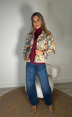 Stella Tapestry Style Floral Jacket