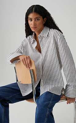 Opus Fapo Striped Shirt