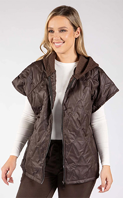 Zapara Short Sleeve Quilted Gilet Zapara Short Sleeve Quilted Gilet<br />