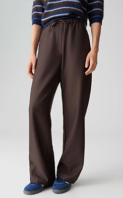 Opus Melane Dynamic Wide Leg Trousers