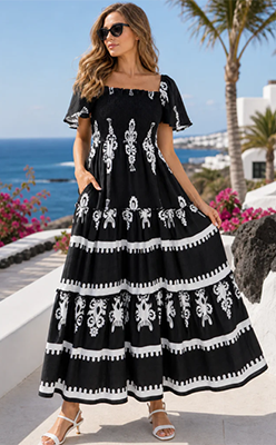Pamela-Scott---Smocking-Bodice-Maxi-Dress Pamela-Scott---Smocking-Bodice-Maxi-Dress