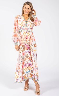Pamela-Scott---Stella-Butterfly-Print-Midi-Dress