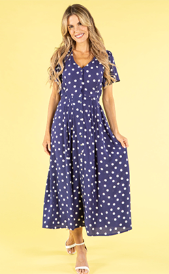 Pamela-Scott---Zapara-Button-Through-Polka-Dot-Dress