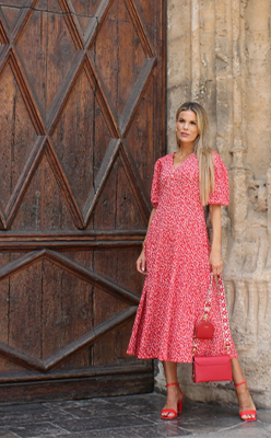 Pamela-Scott---Zapara-Ditsy-Print-Midi-Dress