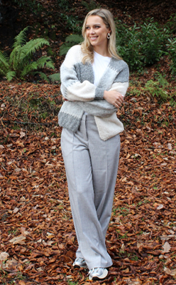 Pamela-Scott---Zapara-Patchwork-Design-Knit-Cardigan Pamela-Scott---Zapara-Patchwork-Design-Knit-Cardigan