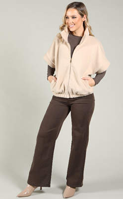 Pamela-Scott---Zapara-Soft-Touch-Zip-Up-Gilet