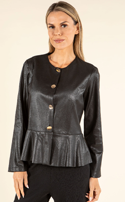 Pamela-Scott---Zapara-Vintage-Leather-Look-Peplum-Jacket