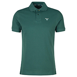 Barbour Tartan Pique Polo Shirt - Green