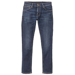 Nudie Jeans Tight Terry - Tight Fit Organic Jeans - Dark Steel Blue
