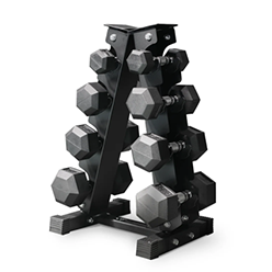 McSport---Hit-Fitness-Hex-Dumbbells-Vertical-Rack--4-Pairs-(50kg)
