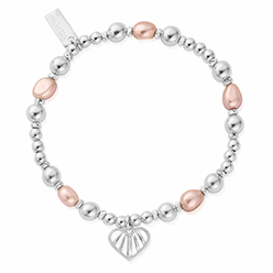 Chlobo---Loving-Heart-Pink-Pearl-Bracelet