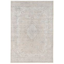 Kukoon---Flatwoven-Washable-Traditional-Distressed-Beige-Rug---Zoe