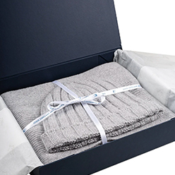 Louis Copeland Luxury Hat & Scarf Gift Set Grey