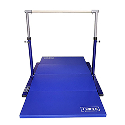 I Love Gymnastics High Bar and Gymnastics Mat
