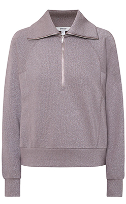 SPANX AirEssentials Half-Zip Shimmer Sweatshirt