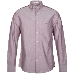 Gant Regular Fit Classic Oxford Shirt Plumped Red