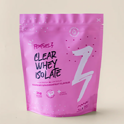 Femfuelz---Clear-Whey-Isolate-Protein-Raspberry-&-Passionfruit Femfuelz---Clear-Whey-Isolate-Protein-Raspberry-&-Passionfruit