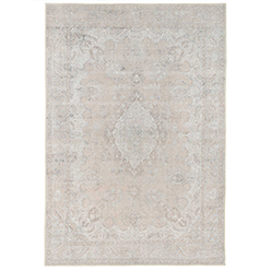 Kukoon---Flatwoven-Washable-Traditional-Distressed-Beige-Rug---Zoe
