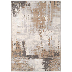 Distressed Abstract Beige Area Rug - Grace Distressed Abstract Beige Area Rug - Grace