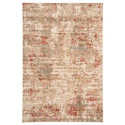 Plush Abstract Beige Orange Rug - Farah Plush Abstract Beige Orange Rug - Farah