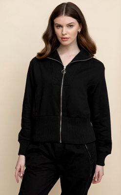 Tarbh-Clothing---Sienna-Full-Zip-Black Tarbh-Clothing---Sienna-Full-Zip-Black