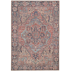 Flatwoven Washable Red Distressed Traditional Rug - Savanna Flatwoven Washable Red Distressed Traditional Rug - Savanna<br />