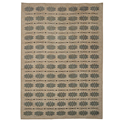 Washable Green Aztec Rug - Zev Washable Green Aztec Rug - Zev<br />