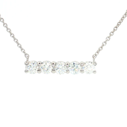 Desert-Diamonds---Five-Stone-Bar-Necklace Desert-Diamonds---Five-Stone-Bar-Necklace
