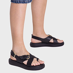 Wonders - AB-1332 Black Sandal<br />
