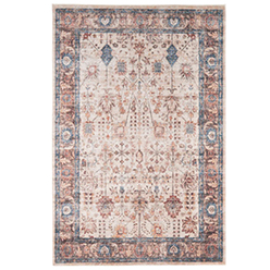 Flatwoven Washable Earthy Flora Area Rug - Shannon Flatwoven Washable Earthy Flora Area Rug - Shannon<br />